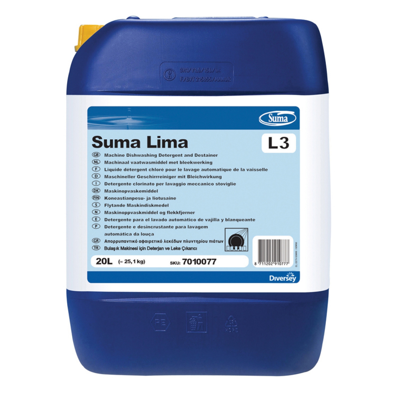 Suma Lima L3 - gépi mosogatószer, 20 literes
